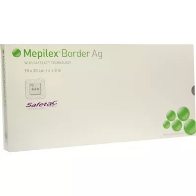 MEPILEX Border Ag skumbandage 10x20 cm steril, 5 stk