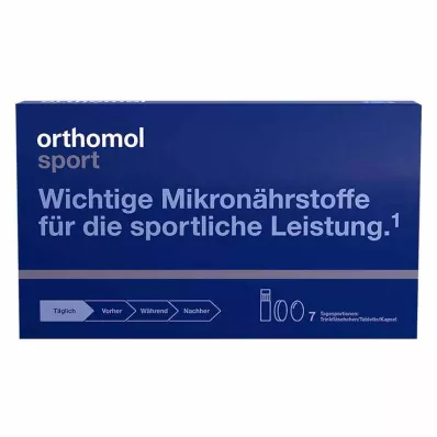 ORTHOMOL Kombi af sportsdrikkeflaske/tablet/kapsel, 7 stk ORTHOMOL Kombi af sportsdrikkeflaske/tablet/kapsel, 7 stk