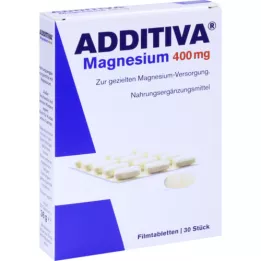 ADDITIVA Magnesium 400 mg filmovertrukne tabletter, 30 stk