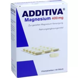 ADDITIVA Magnesium 400 mg filmovertrukne tabletter, 60 stk