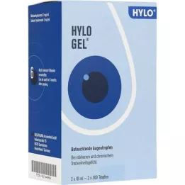 HYLO-GEL Øjendråber, 2X10 ml