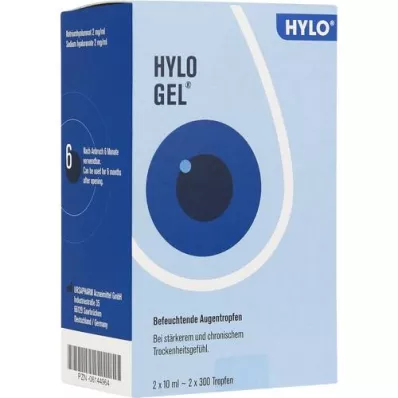 HYLO-GEL Øjendråber, 2X10 ml