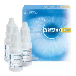 VISMED lette øjendråber, 3X15 ml