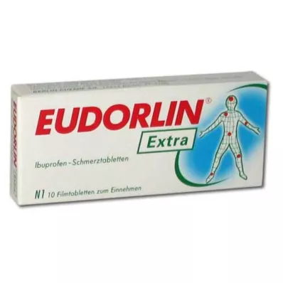 EUDORLIN ekstra Ibuprofen smertestillende tabletter, 10 stk