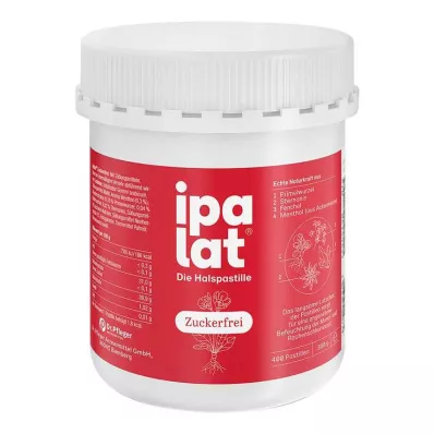 IPALAT Sukkerfri halspastiller, 400 stk