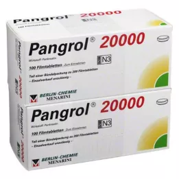 PANGROL 20.000 enterotabletter, 200 stk