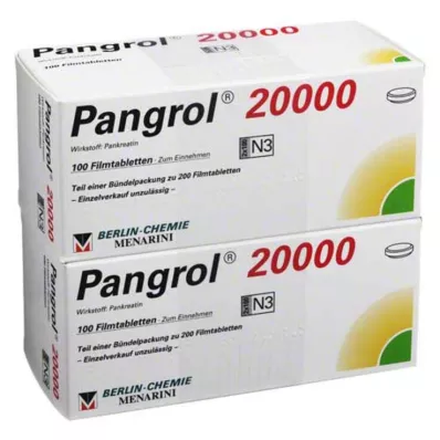 PANGROL 20.000 enterotabletter, 200 stk