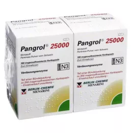 PANGROL 25.000 Hårde kapsler med enterisk belagt skal, 200 stk