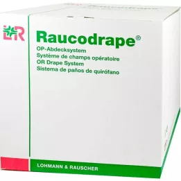 RAUCODRAPE N øreperforeret væv 175x240 cm 2-lags sk, 11 stk