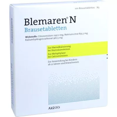 BLEMAREN N Brusetabletter, 100 kapsler