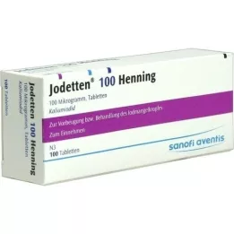JODETTEN 100 Henning-tabletter, 100 stk