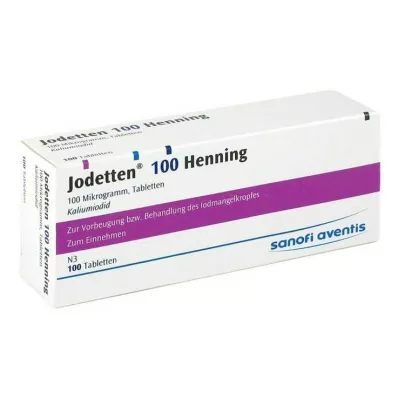 Jodettes 100 Henning tabletter, 100 stk