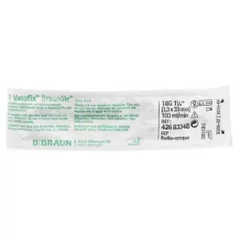 VASOFIX Brun nål 18 G 33 mm grøn/hvid, 1 stk