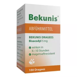 BEKUNIS Dragees Bisacodyl 5 mg enterotabletter, 100 stk