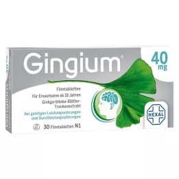 GINGIUM Filmovertrukne tabletter, 30 stk