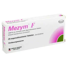 MEZYM F enterotabletter, 20 stk