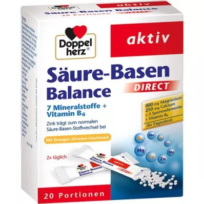 DOPPELHERZ Syre-base-balance DIRECT Pellets, 20 stk