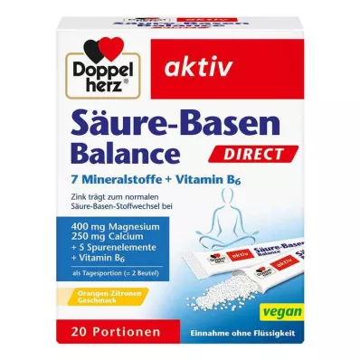 DOPPELHERZ Syre-base-balance DIRECT Pellets, 20 stk