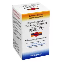 SCHWARZKÜMMELÖL Immerfit-kapsler, 50 kapsler