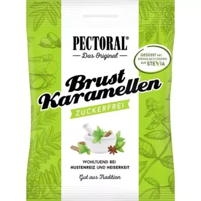 PECTORAL Brystkarameller sukkerfri pose, 60 g