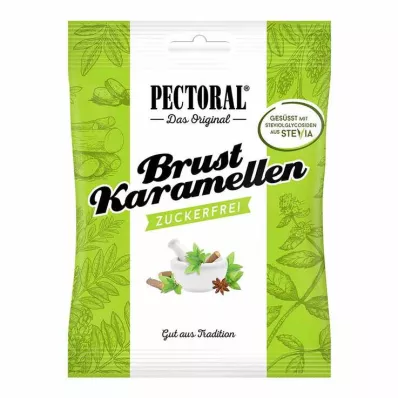 PECTORAL Brystkarameller sukkerfri pose, 60 g