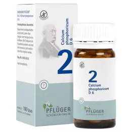 BIOCHEMIE Pflüger 2 Calcium phosphoricum D 6 tabletter, 100 stk