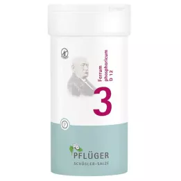 BIOCHEMIE Pflüger 3 Ferrum phosphoricum D 12 tabletter, 400 stk