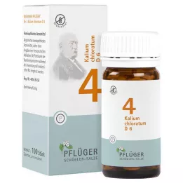 BIOCHEMIE Pflüger 4 Kalium chloratum D 6 Tabletter, 100 Kapsler