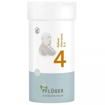 BIOCHEMIE Pflüger 4 Kalium chloratum D 6 tabletter, 400 kapsler