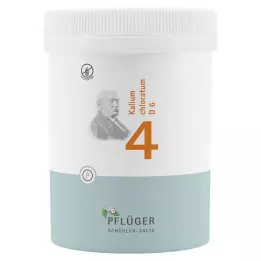 BIOCHEMIE Pflüger 4 Kalium chloratum D 6 tabletter, 1000 kapsler