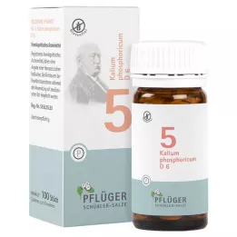 BIOCHEMIE Pflüger 5 Kalium phosphoricum D 6 tabletter, 100 stk