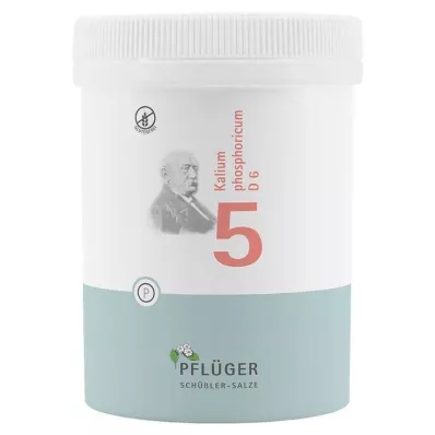 BIOCHEMIE Pflüger 5 Kalium phosphoricum D 6 tabletter, 1000 stk BIOCHEMIE Pflüger 5 Kalium phosphoricum D 6 tabletter, 1000 stk
