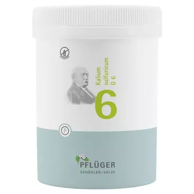 Biochemistry Pflueger 6 Kalium sulfuricum D 6 tabletter, 1000 stk