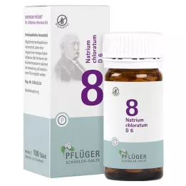 BIOCHEMIE Pflüger 8 Natrium chloratum D 6 tabletter, 100 stk