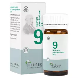 BIOCHEMIE Pflüger 9 Natrium phosphoricum D 6 tabletter, 100 stk