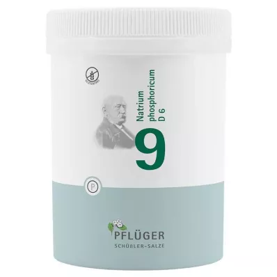 Biochemistry Pflueger 9 Natrum phosphoricum D 6 tabletter, 1000 stk