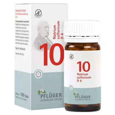 Biochemistry Pflueger 10 Natrum sulfuricum D 6 tabletter, 100 stk
