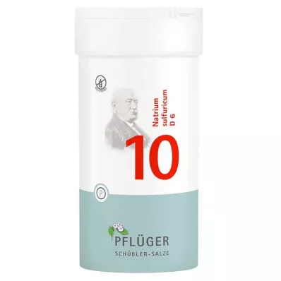 Biochemistry Pflueger 10 Natrum sulfuricum D 6 tabletter, 400 stk