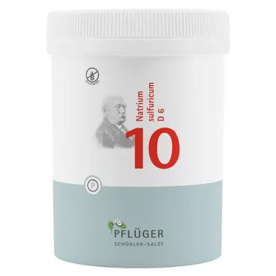 Biochemistry Pflueger 10 Natrum sulfuricum D 6 tabletter, 1000 stk