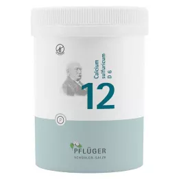 BIOCHEMIE Pflüger 12 Calcium sulphuricum D 6 tabletter, 1000 stk