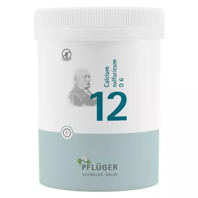 Biochemistry Pflueger 12 Calcium sulfuricum D 6 tabletter, 1000 stk
