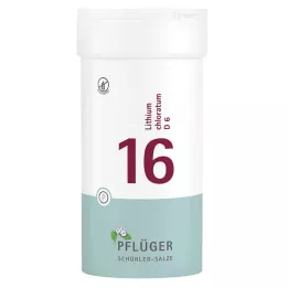 BIOCHEMIE Pflüger 16 Lithium chloratum D 6 tabletter, 400 stk