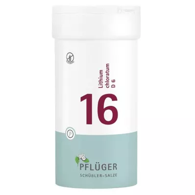 Biochemistry Pflueger 16 Lithium chloratum D 6 tabletter, 400 stk