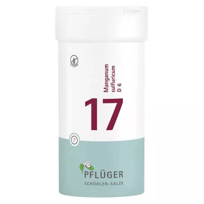 BIOCHEMIE Pflüger 17 Manganum sulphuricum D 6 tabletter, 400 stk