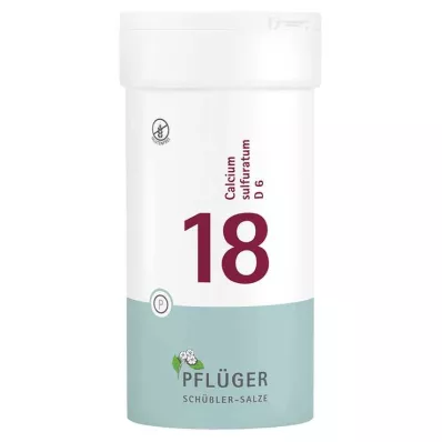 BIOCHEMIE Pflüger 18 Calcium sulphuratum D 6 tabletter, 400 stk