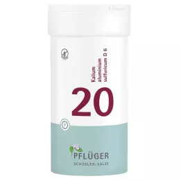 BIOCHEMIE Pflüger 20 Kaliumalumin.svovl.D 6 Tabletter, 400 stk