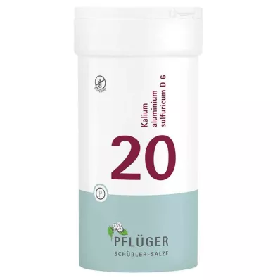 Biochemistry Pflueger 20 Kaliumaluminium sulfuricum D 6 tabletter, 400 stk Biochemistry Pflueger 20 Kaliumaluminium sulfuricum D 6 tabletter, 400 stk