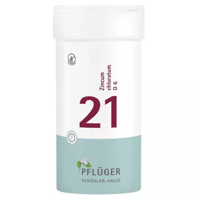 BIOCHEMIE Pflüger 21 Zincum chloratum D 6 tabletter, 400 stk