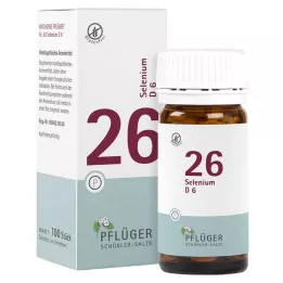 BIOCHEMIE Pflüger 26 Selen D 6 tabletter, 100 kapsler