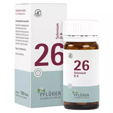 Biochemistry Pflueger 26 Selen D 6 tabletter, 100 stk